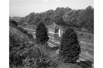 Abernethy Road, Station.
Signal box from South East.