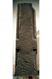 Dunkeld, Dunkeld Cathedral, Cross-slab.
Front view.