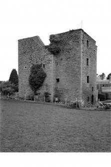 Pitcur Castle, Tower House
View from East.