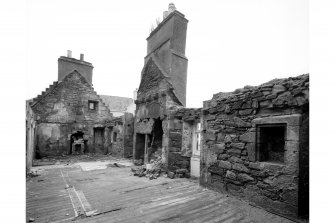 Bay House, 1 Panha'.
First floor, interior, South wall and East gable