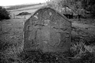 Rait churchyard, grave marker.