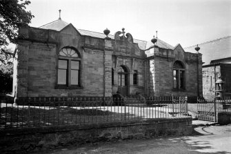 General view of street front, Hugh Miller Institute, Church Street, Cromarty.