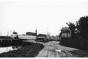Clachnaharry Railway Swing Bridge.
General view from South East.