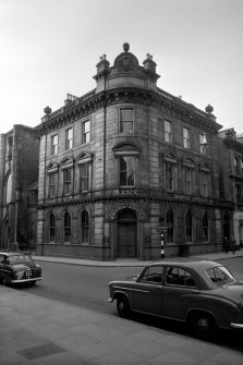 Bank of Scotland, 26 Church Street.
General view of corner site, also showing 50 Union Street.