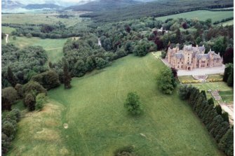 Ardross Castle.
Aerial view.