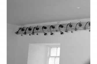 Foulis Castle.
Detail of Servants' Bells on Ground Floor.