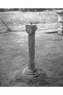 Foulis Castle.
Sundial pedestal.