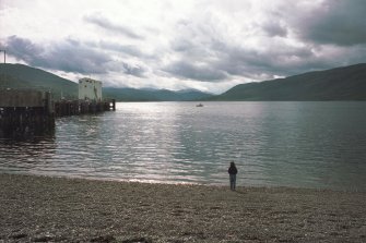 Ullapool Harbour.
View of Ferry Landing.