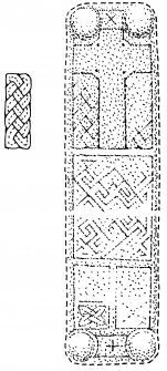 St Blanes, Bute. Cross-slab (no.4).