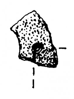 Digital copy of drawing showing St Blanes, Bute, cross-slab fragment (no.5).