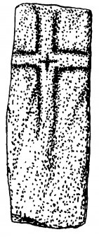 Digital copy of drawing of Inchmarnock, cross-slab (no.5).