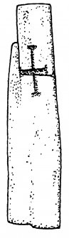 Pabbay, Barra. Cross-marked stone slab.
Digital copy of DC 41491.
