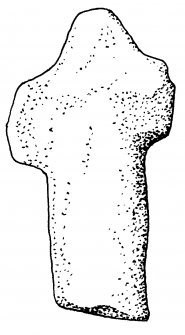 North Rona, Lewis. Cross-shaped stone (6)