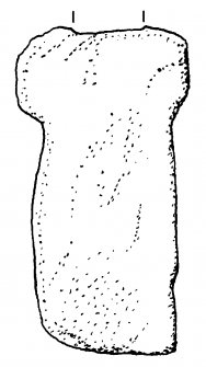 North Rona, Lewis. Broken cross-shaped stone (9).
