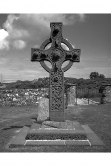Kildalton Chapel, Cross
View of Early Christian Cross from West