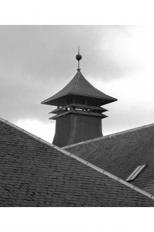 Ardbeg Distillery.
View of 'Pagoda' vent at apex of kiln roof.
