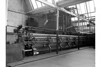 Newmilns, J & J Wilson, Lace Manufacturers
General interior view showing a lace loom