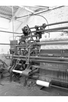 Newmilns,  J and J Wilson, Lace Manufacturers
Interior view showing a lace loom