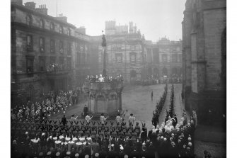 General view of ceremony at Market Cross