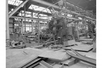 Blantyre Engineering Company
Interior view showing punching and shearing machine by G Edwards, Johnstone