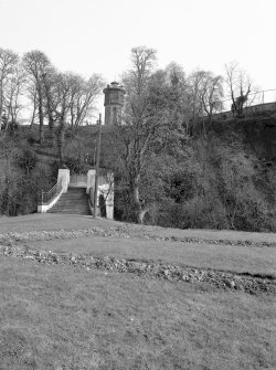 Dalkeith, Eskbank Road, Water Tower and memorial bridge
View from W