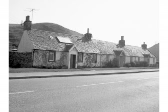 Carlops, Main Street, Parish Church, Birkenbush, Blinkie Knowe Cottage, Mary Vale Cottage, Amulree, Houlet Cottage, Ferndale, Elphinstone, Pentlands
View from SE
