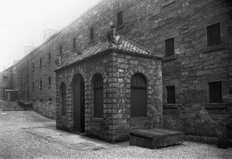 Summer house at rear of Moray House, from East