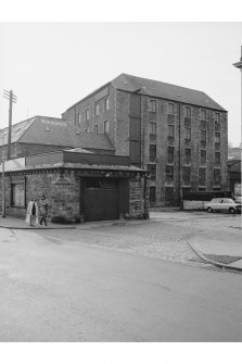 Hawick, Commercial Road, Wilton Mills
View of store (5-storey building) from W