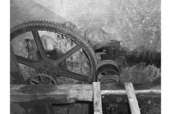 Locherlour Steading, interior
View of Waterwheel gearing