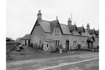 Pinkie, cottages and smithy
E range of cottages and smithy from W