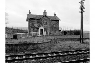 Innerwick, Station House
View of frontage including former platform and rail tracks