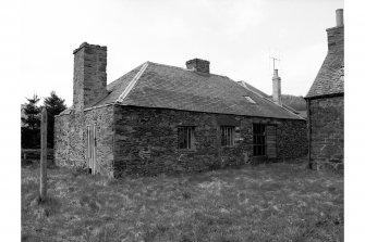 Kirkton, Smithy
View of rear from S