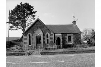 Coulter, Library
View of frontage and inscription from SE