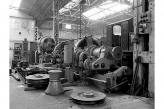 Glasgow, 18-20 Broomloan Road, Underground workshops and sheds
Wheel lathe
