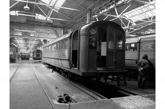 Glasgow, 18-20 Broomloan Road, Underground workshops and sheds
Subway car