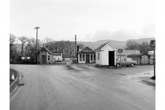 Pitlochry Station
View from NNE showing signal box, office, weighbridge, and coal merchants office