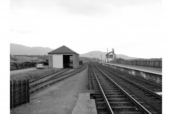 Newtonmore Station
View looking NE showing goods shed and signal box