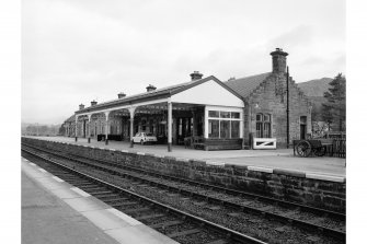 Kingussie Station
View from ESE showing main station building and awning