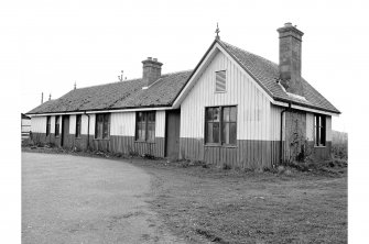View of Redcastle Station from the north. Opened in 1894 by the Highland Railway and closed in 1951.