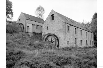 Tain, Hartfield Road, Watermills
View from S of both structures frontages and waterwheels