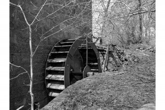 Migdale Mill
View from SE showing waterwheel