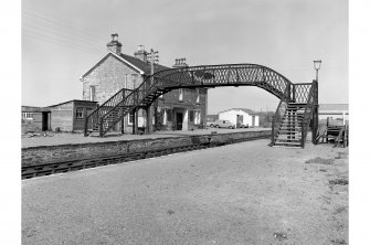 Georgemas Junction Station
View from SW showing footbridge and station building