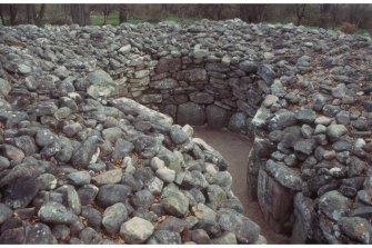 View showing the chamber of the NE passage-grave.