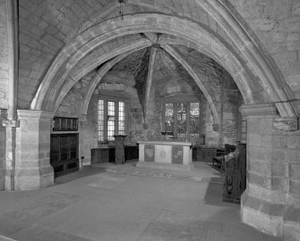 Scan of AB 3360. Apse viewed from crossing, St Nicholas church, Aberdeen.