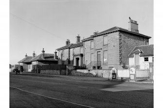 Lossiemouth Station
View from SW showing station building and steamboat and Railway Hotel