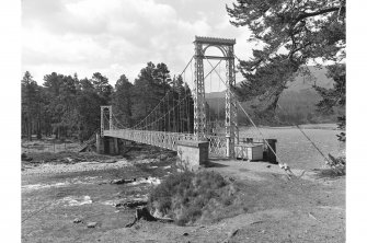 Invercauld, Suspension Bridge
View from N bank, looking W