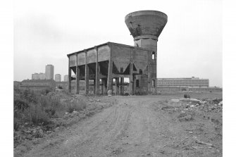 Robroyston Colliery, Seperator Tower and Bunkers
General view from E