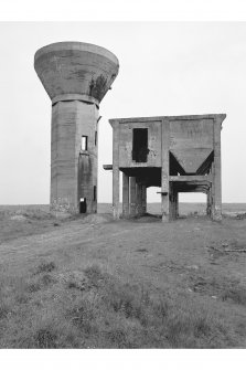 Robroyston Colliery, Separator Tower and Bunkers
View from W