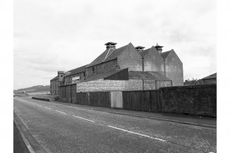 Pitlessie, Priestfield Maltings
View of kilns and N facing frontage, from NW