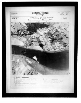 Kincardine Bridge area aerial view.